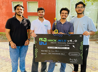 HACK JKLU Second Runner Up