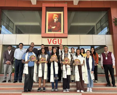 International students at VGU campus